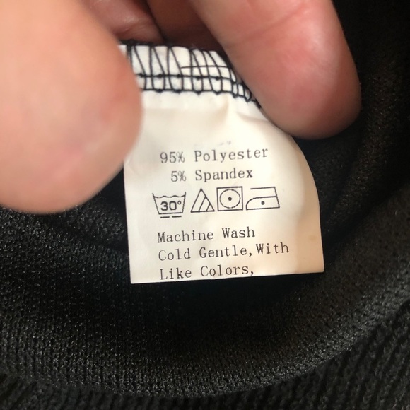 SHEIN Sheer Mesh Sleeve Rib-knit Top - Picture 4 of 6